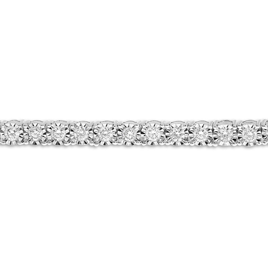 3-Carat White Diamond Miracle Tennis Bracelet — view 2