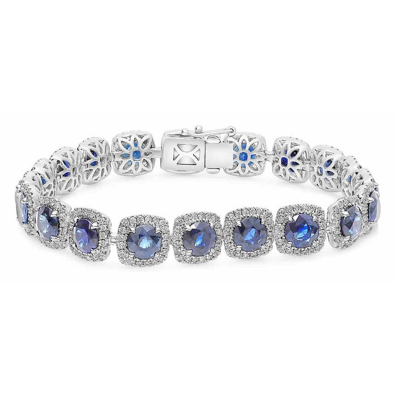 Cushion Sapphire Bracelet — view 2