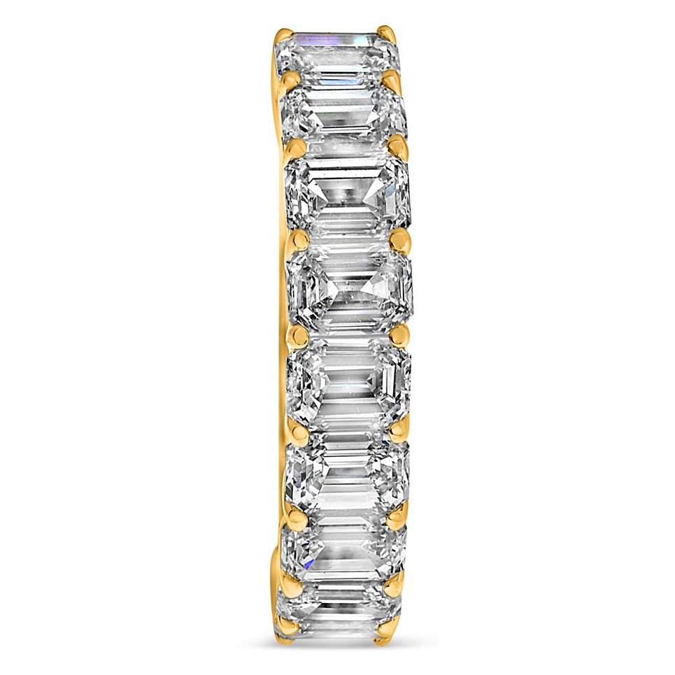 Emerald Cut Diamond Earring — view 2