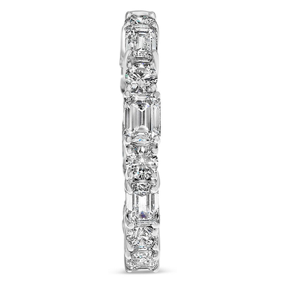 Emerald Cut Diamond Earring — view 3