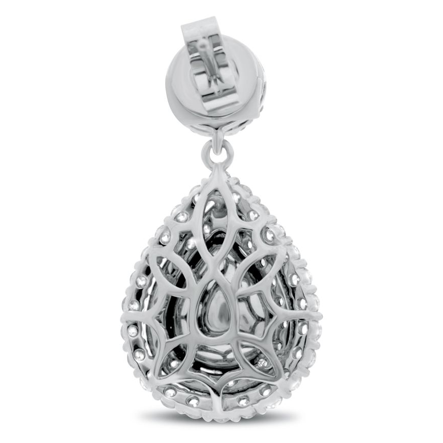 Pear Shape Ruby Earring — view 1