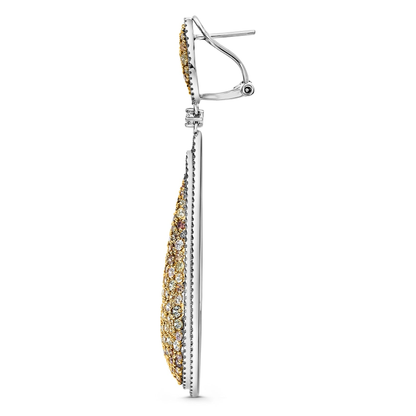 Diamond Teardrop Earrings — view 1