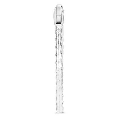 Round Diamond Earring — view 3