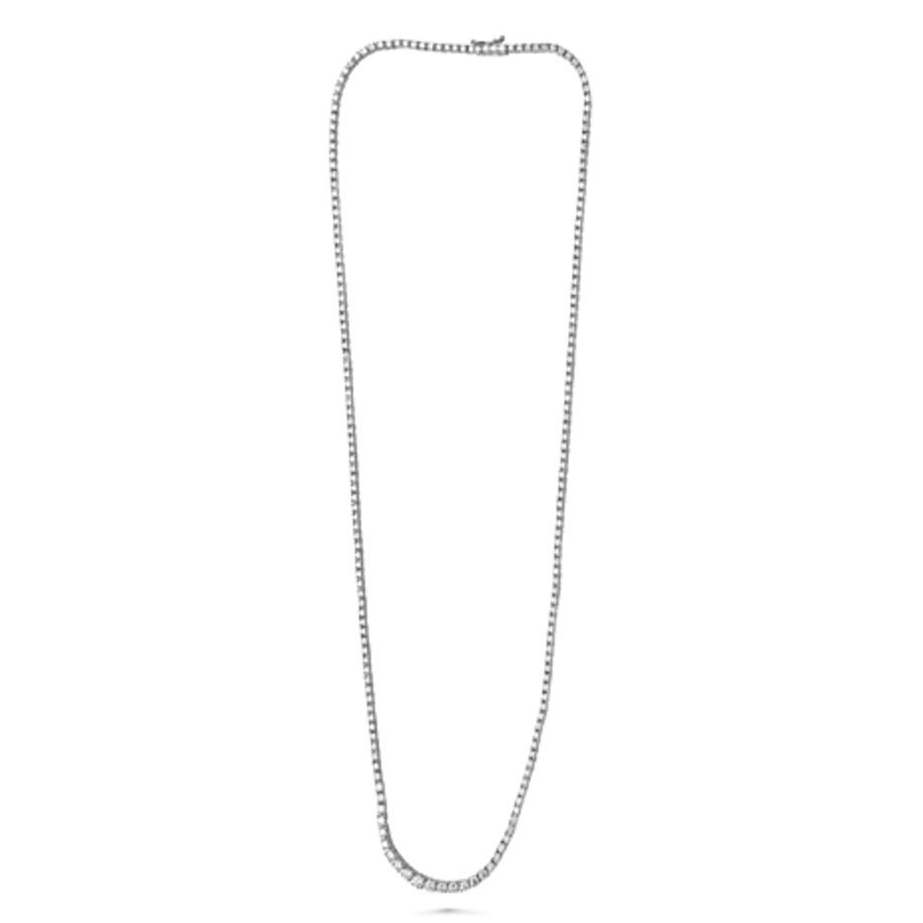 Round Diamond Necklace — view 1