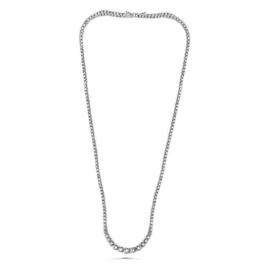 Round Diamond Necklace — view 1
