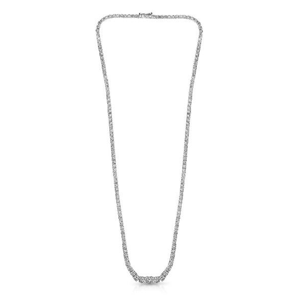 Round Diamond Necklace — view 1
