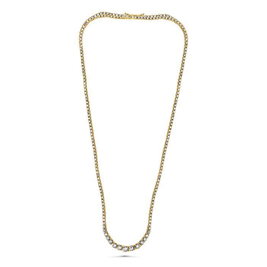 Round Diamond Necklace — view 1
