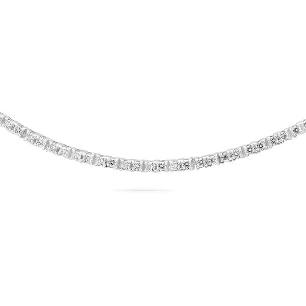 Round Diamond Necklace — view 2