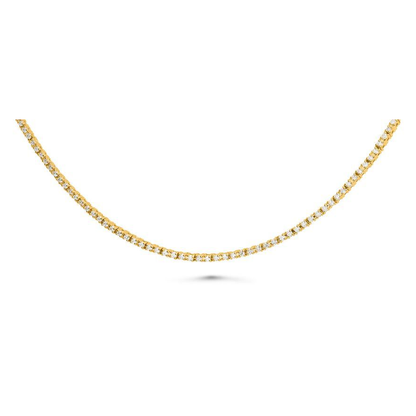 Round Diamond Necklace — view 2