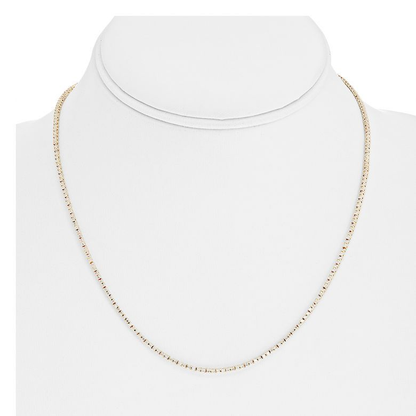 Round Diamond Necklace — view 3