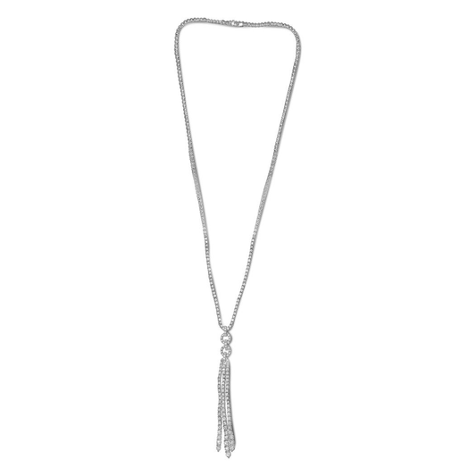 Round Diamond Necklace — view 1
