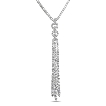 Round Diamond Necklace — view 3