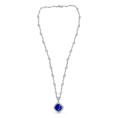 10.10 ct Sapphire Necklace — view 1