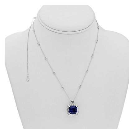 Radiant Sapphire Necklace — view 4