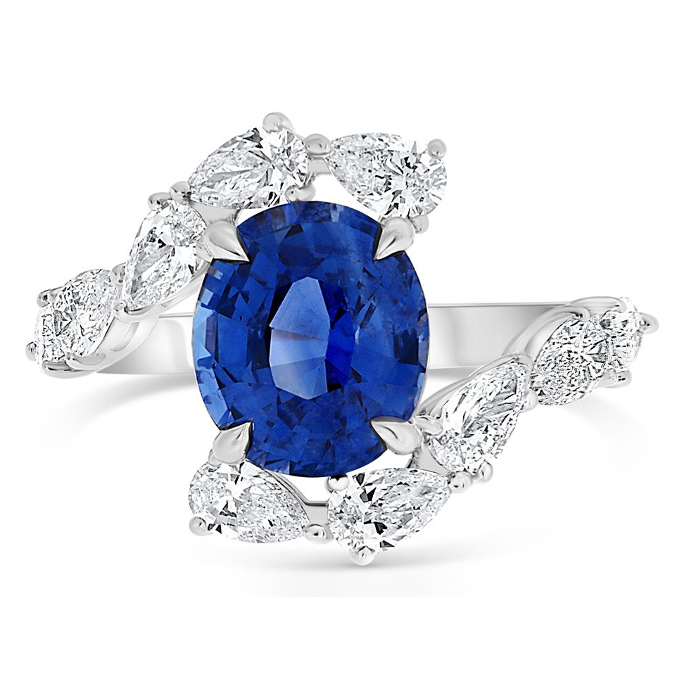 Oval Sapphire Ring — view 1