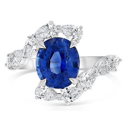 Oval Sapphire Ring — view 1
