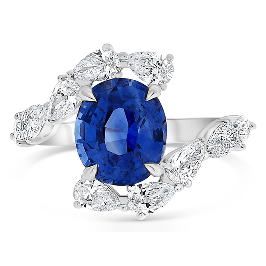 Oval Sapphire Ring — view 1