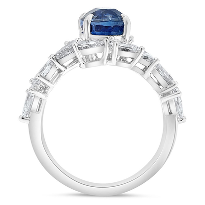 Oval Sapphire Ring — view 2