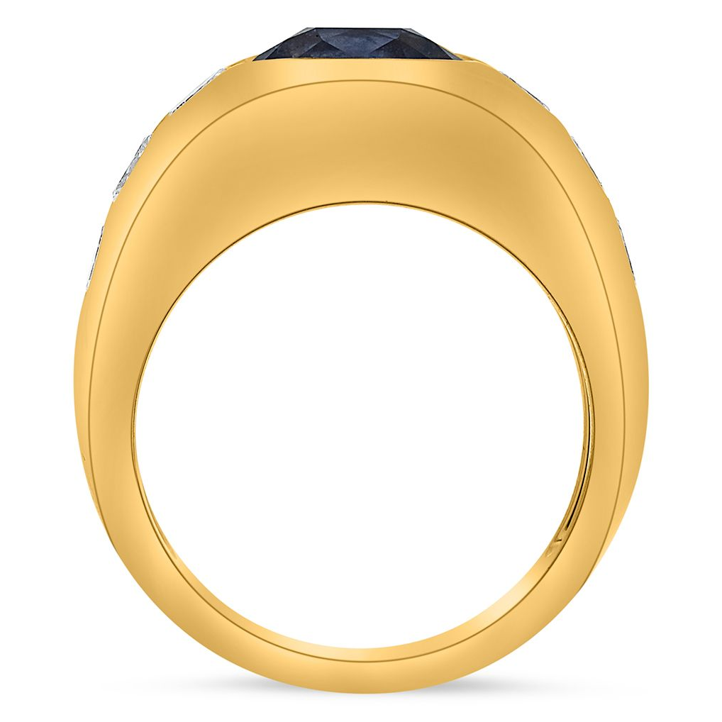 Oval Sapphire Ring — view 2