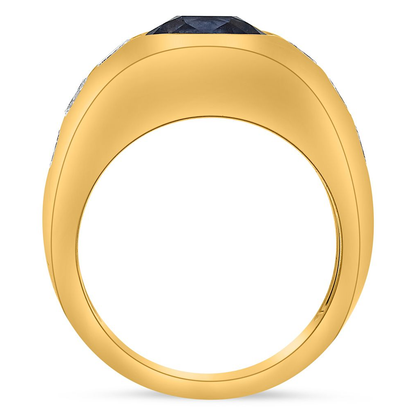 Oval Sapphire Ring — view 2