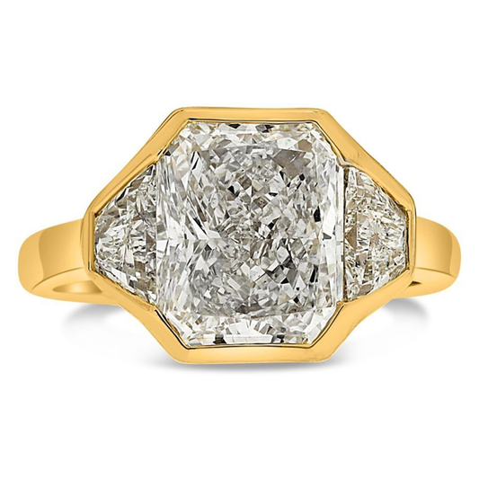 Radiant Diamond Ring — view 1