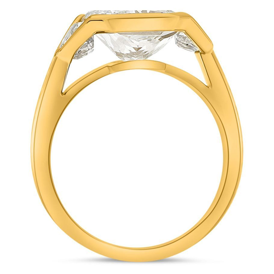 Radiant Diamond Ring — view 2