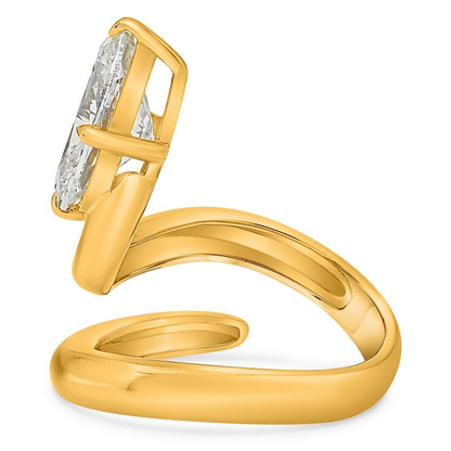 Oval Diamond Ring — view 1