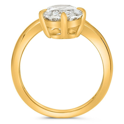 Oval Diamond Ring — view 4