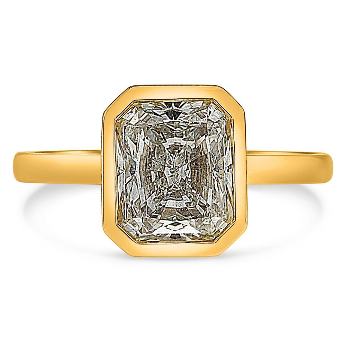 Radiant Diamond Ring — view 1