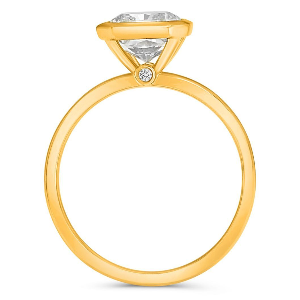 Radiant Diamond Ring — view 3