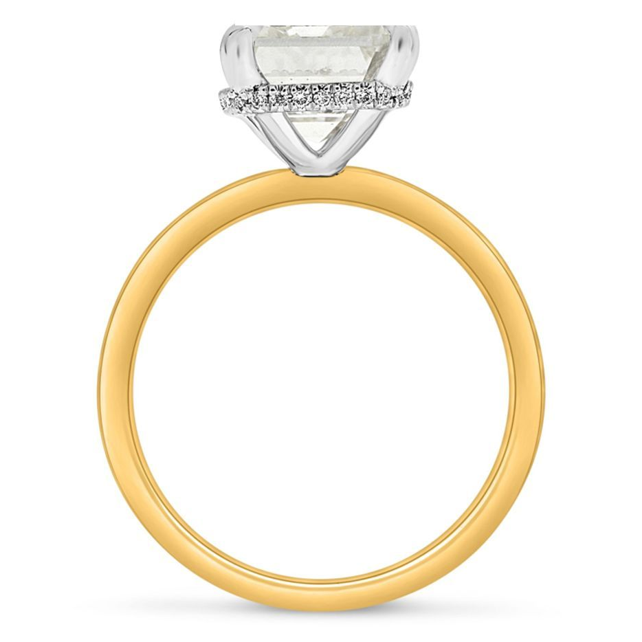 Emerald Cut Diamond Ring — view 2