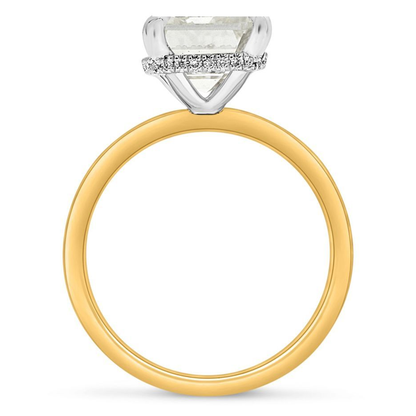 Emerald Cut Diamond Ring — view 2