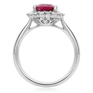 Oval Ruby Ring — view 2