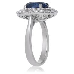 Oval Sapphire Ring — view 1