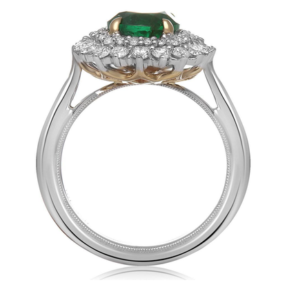 Oval Emerald Ring — view 2