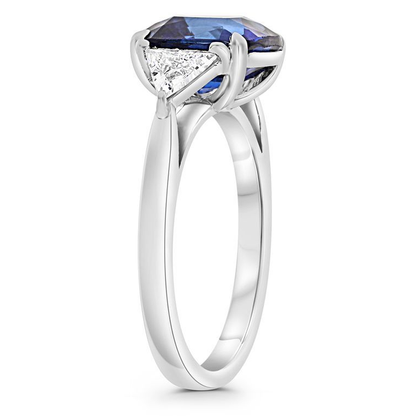 Cushion Sapphire Ring — view 3