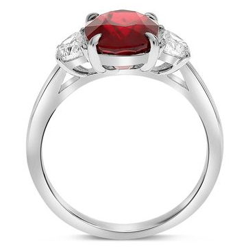 Oval Ruby Ring — view 2