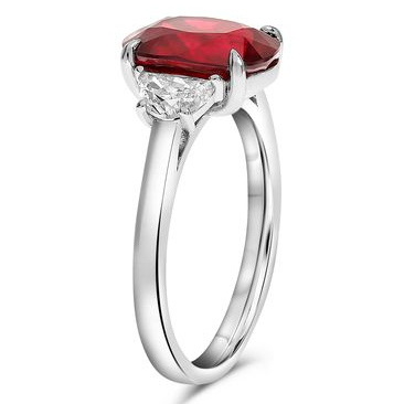 Oval Ruby Ring — view 3