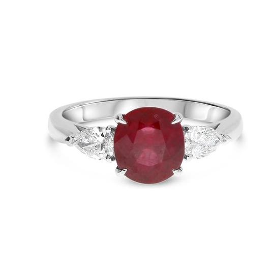 Oval Ruby Ring — view 1