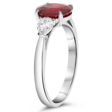 Oval Ruby Ring — view 3