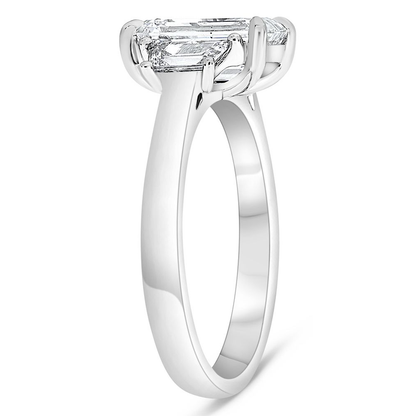 Emerald Cut Diamond Ring — view 3