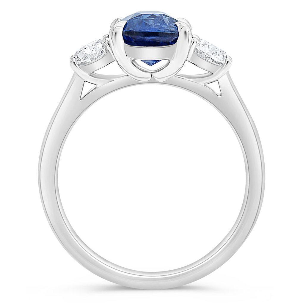 Oval Sapphire Ring — view 2