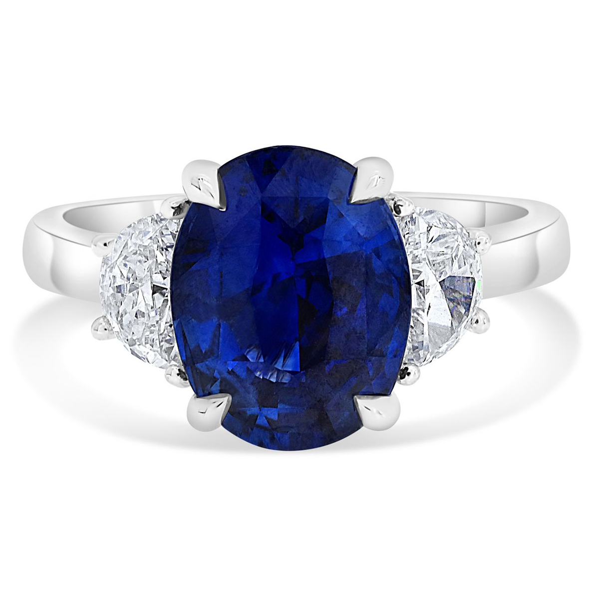 Oval Sapphire Ring — view 1