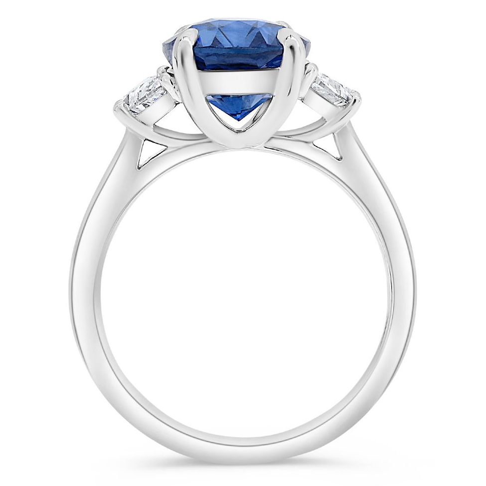 Oval Sapphire Ring — view 2