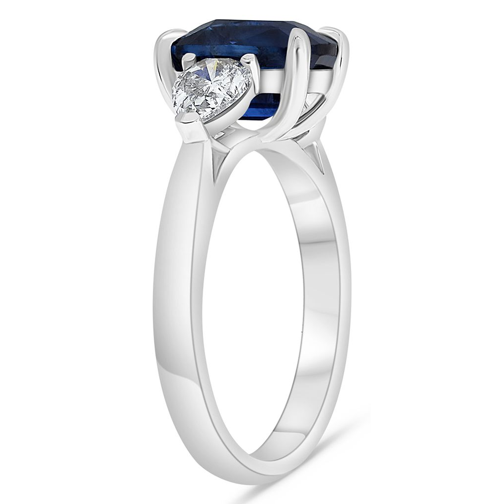 Cushion Sapphire Ring — view 3