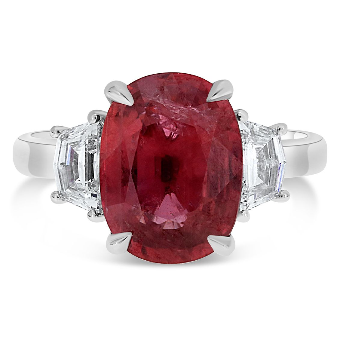 Cushion Ruby Ring — view 1