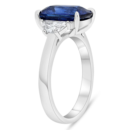 Cushion Sapphire Ring — view 3