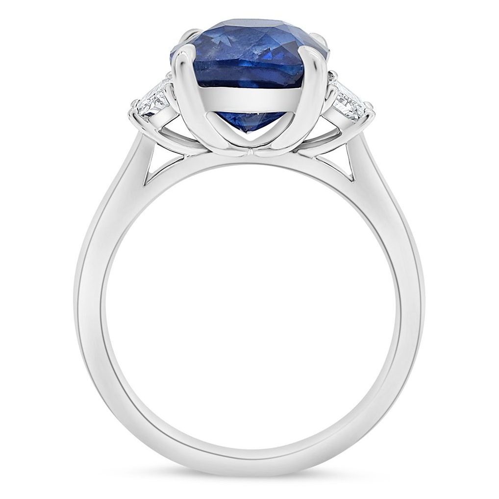 Cushion Sapphire Ring — view 2