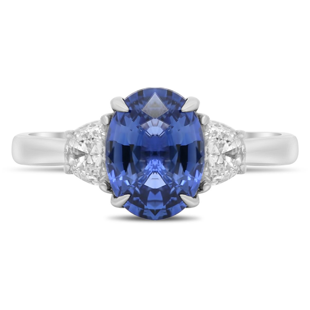 Oval Sapphire Ring — view 1