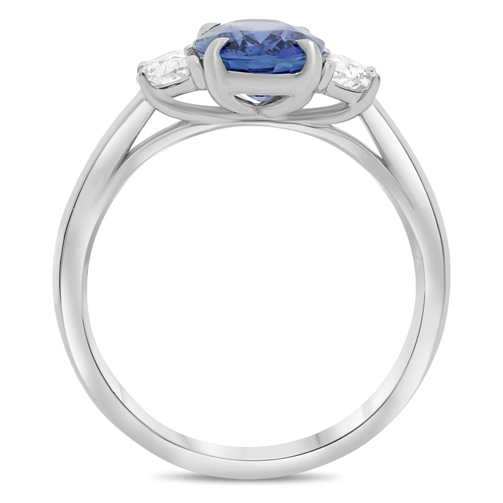 Oval Sapphire Ring — view 2
